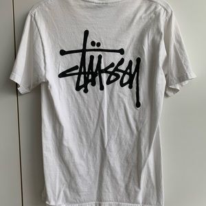 Stussy Basic Logo Shirt White Small